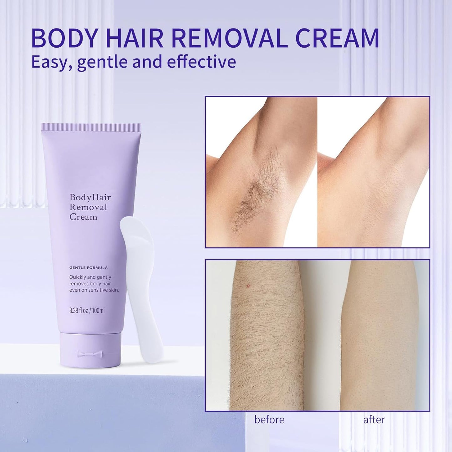 Qualivo™ Gentle Body Hair Removal Cream